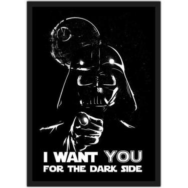 Imagem de Quadro Decorativo Darth Vader Eu Quuero Você Nerd Geek Decorações Com 