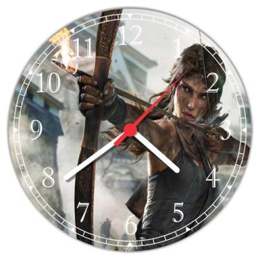 Imagem de Relógio De Parede Games Jogos Tomb Raider Lara Croft - Vital Quadros