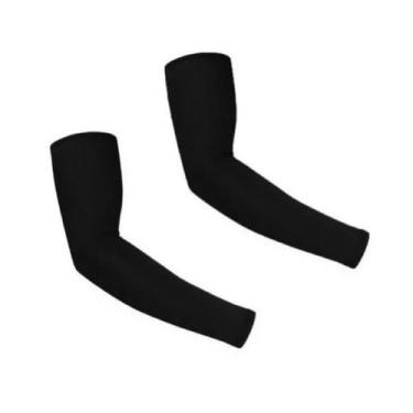 Imagem de 1 Par Manguito Mangote Volei Protetor Braço Proteção Solar Motoqueiro 