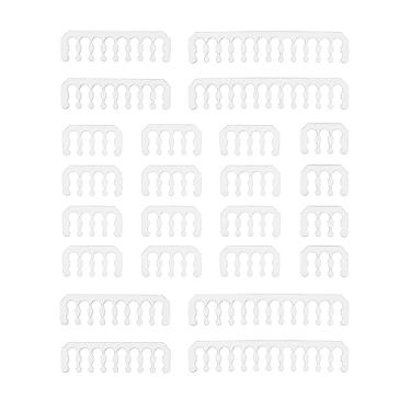 Imagem de FormulaMod Kit de pente de cabo para cabo PSU, inclui 4 x 24 P + 12 x 8 P + 4 x 6 P + 4 x 16 P ferramentas de gerenciamento de manga organizador de fios pente estojo de computador organizador de cabos
