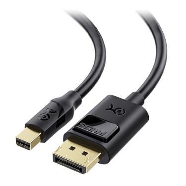 Imagem de Cable Matters Cabo Mini DisplayPort para DisplayPort (cabo DisplayPort para Mini DisplayPort 1.4) com resolução de vídeo 8K 60Hz e HDR em preto 3 pés - compatível com Thunderbolt e Thunderbolt 2 portas