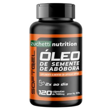 Imagem de Oleo de Semente de Abóbora 120 Cápsulas 1400mg Softgel Suplemento alimentar