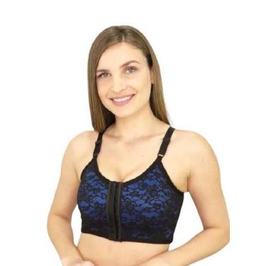 Imagem de Sutia Pos Cirurgico Sem Costura Revestido Com Renda New Form 60153, PP