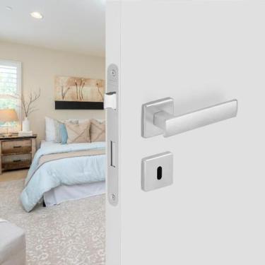 Imagem de Fechadura Metro Light p/ Porta Interna 1851 Cromo Acetinado IMAB