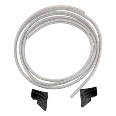 Imagem de Gaxeta de porta de lava-louças WD08X10057 com substituição de juntas de canto WD8X227 e WD8X228 para PS958908 WD08X10014 compatível com manipulador de ar para lava-louças GE