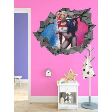 Imagem de Adesivo Buraco de parede Arlequina - Império da Impressão