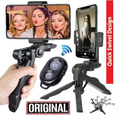 Imagem de Suporte de Celular Estabilizador Steadicam Tripé Bastão Mão Selfie Rot
