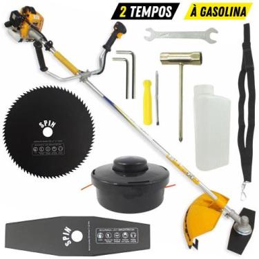 Imagem de KIT Roçadeira Profissional Vulcan VR260H 2T 26CC 0,9CV + Faca Circular