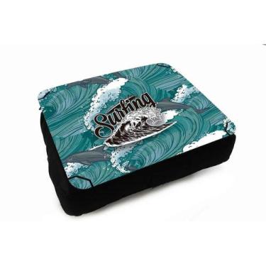 Imagem de Almofada Bandeja para Notebook Laptop Surf Surfing Golfinhos - Deluzz