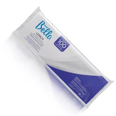 Imagem de Lenço de Falso Tecido Para Depilação Branco 100 folhas - Lenço de Depi
