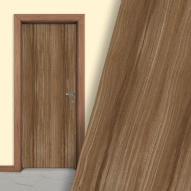 Imagem de Adesivo de porta - revestimento macieira - Dekalque Adesivos, 73x213