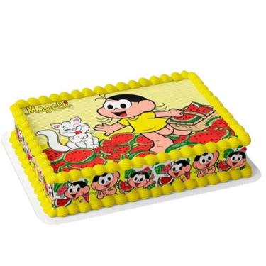 Imagem de Papel arroz e faixa para bolo festa comemoração surpresa aniversário  