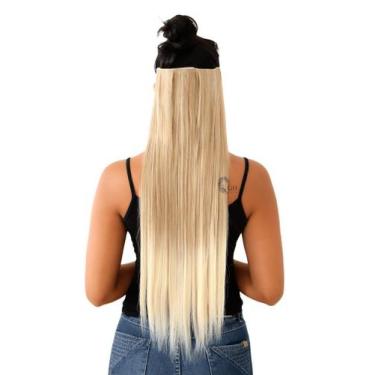 Imagem de Aplique Tic Tac Liso 70 Cm - Idêntico Ao Humano - Longo Com Volume - I