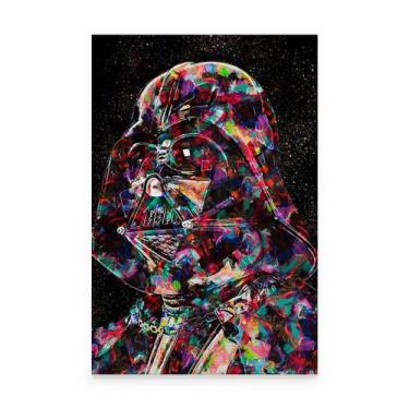 Imagem de Quadro Star Wars Darth Vader Estilizado Colorido - Bimper