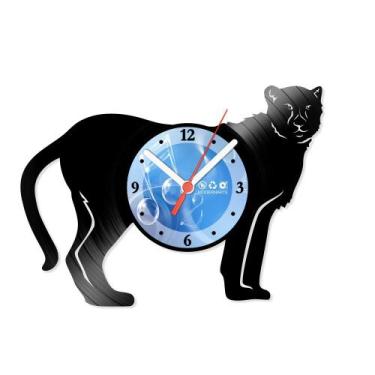 Imagem de Relógio De Parede Disco Vinil Animais - Guepardo - VAN-117 - Modernart