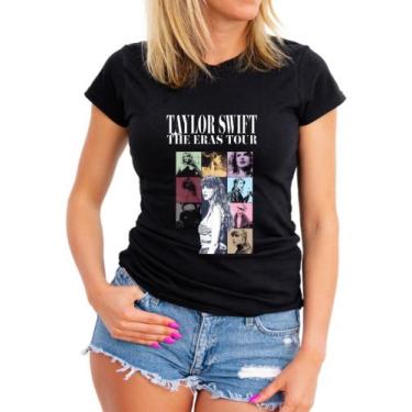 Imagem de Camisa Baby Look Feminina Cantora Taylor Swift Novidade - SEMPRENALUTA