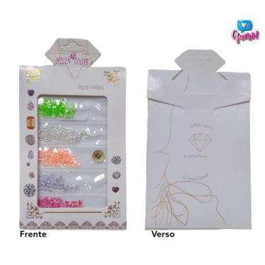 Imagem de Strass Helen Color N4 Pacote 1440 unidades com 6 Cores