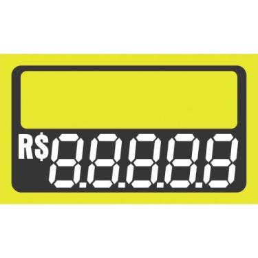 Imagem de Etiqueta para Marcação de Preço PVC MD 55X32MM - Pacote com 10 Unidade