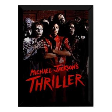 Imagem de Lindo Quadro Decorativo Michael Jackson Triller 42x29cm - Fanarte