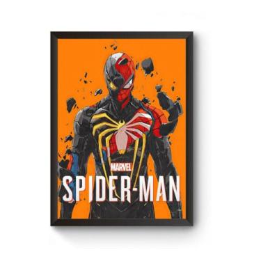 Imagem de Poster Moldurado Spider Man Quadro - Fanarte