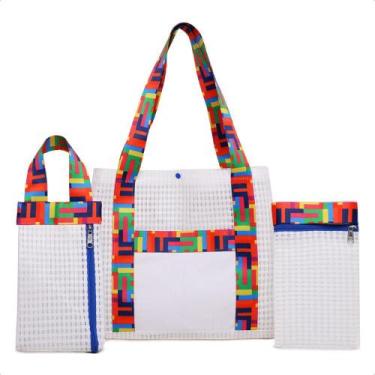 Imagem de Bolsa Feminina Casual Conjunto 3 Peças Bolsa com Necessaire - Bless Ac