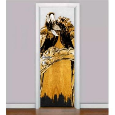 Imagem de Adesivo Para Porta ARARA - Natureza - Cores - Aves - PGG Impressão Dig