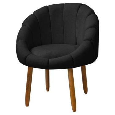 Imagem de Poltrona Decorativa Orgânica Flora Fixa Recepção Estética Bouclê - Sof