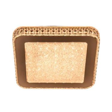 Imagem de Plafon Led Acrilico Gemini 24w Branco Quente 40x40cm Bivolt - Opus