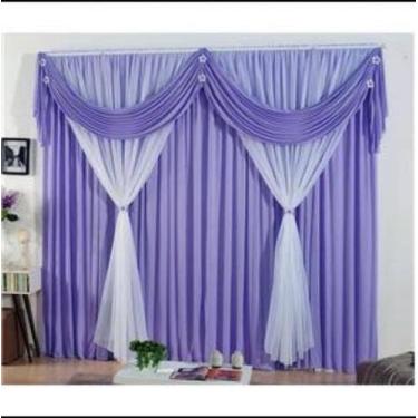 Imagem de Cortina Infantil Laura 3 Metros Para Quarto De Menina - FELIPE ENXOVAI