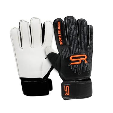 Imagem de Luva Goleiro Infantil - Sports Religion (Preto/Laranja, 5)