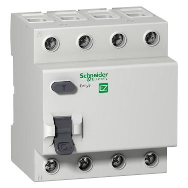 Imagem de Interruptor DR 3P+N 80A/30mA AC 400V EZ9R33480 – Schneider