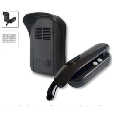 Imagem de Porteiro eletronico agl p10 x agl + monofone s 100 bivolt