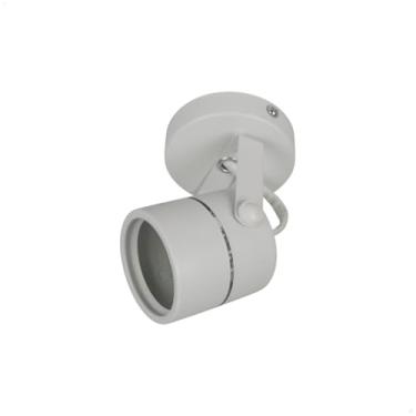 Imagem de Spot Sobrepor Direcionável Branco Teto Pergolado Para Lâmpada Mr16 Soquete Gu10 Área Externa Coberta