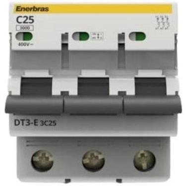 Imagem de Disjuntor Termomagnético Tripolar Enerbras - 25 A