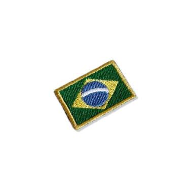 Imagem de BP0403-031 Bandeira Brasil Patch Bordado 3,8x2,5cm - BR44