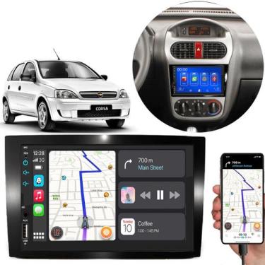 Imagem de Kit Multimídia 7 Polegadas Corsa 2002 a 2012 MP5 Carplay Android Auto 