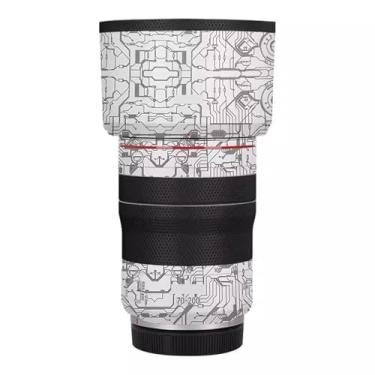 Imagem de Adesivo de corpo de lente de câmera para Canon RF 70-200 mm F4 L is USM Vinyl Wrap Film Skin Anti-Scratch Decorativo Decalque Protetor Revestimento 70-200 4 (Branco Circuito)