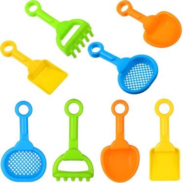 Imagem de Pás de Areia Skylety para Crianças - Conjunto com 8 Peças - Brinquedos