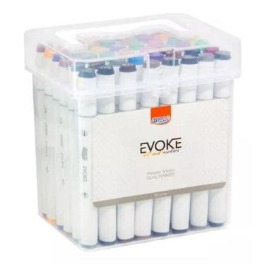 Imagem de Marcador Artístico Brw Evoke Dual Marker Com 48 Cores