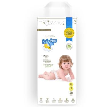 Imagem de FRALDA DERMOPROTETORA BABY BEE FREE MEGA TAMANHO G 7-12kg (40 un)