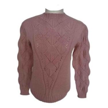 Imagem de Suéter Blusa De Frio Tricot Modal Premium Inverno Quentinho-Feminino
