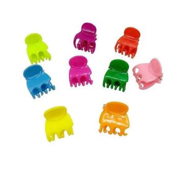 Imagem de 120 Unidades Mini Piranha Presilha Cabelo Colorida