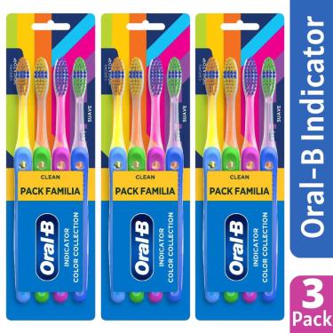 Imagem de Escova Dental Oral-b Indicator Color Familia N° 35 C/3 Pack