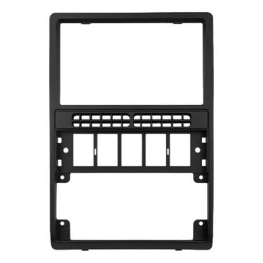 Imagem de Moldura para central multimidia MP5 gol G2 parati G2 saveiro G2 2 din preta