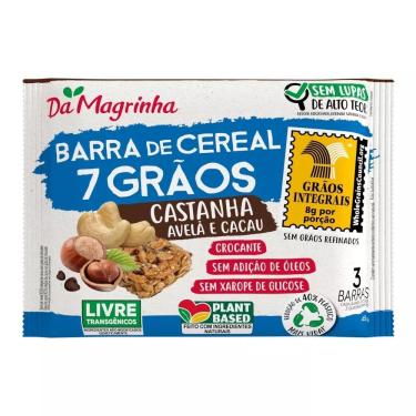 Imagem de Barra de Cereal Castanha e Avelã Da Magrinha  45g - 3 unidades