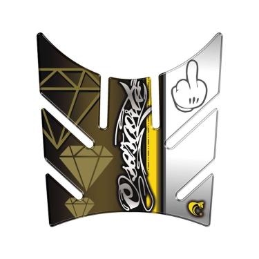 Imagem de Protetor Tanque Moto Yamaha Crosser Lander Xtz 250 Dourado Cor Dourado