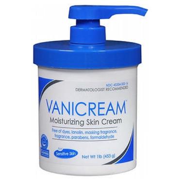 Imagem de Creme hidratante para a pele com bomba de 16 onças, pele sensível da Vanicream (pacote com 4)