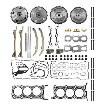 Imagem de Kit de corrente de distribuição com engrenagem CVVT para Hyundai Santa Fe Azera Palisade Genesis, para Kia Sorento Sedona Telluride Cadenza Stinger K900 3.3L 3.8L