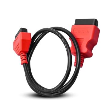 Imagem de Cabo de extensão OBD2 de 1 m para todos os veículos com adaptadores OBD2, extensor de diagnóstico de 16 pinos macho para fêmea