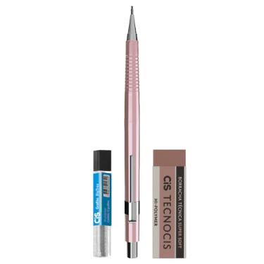 Imagem de CIS KIT TECNOCIS BOHO - 1 Lapiseira 0,7mm Corpo Rose Gold + 1 Borracha + 01 tubo de grafite